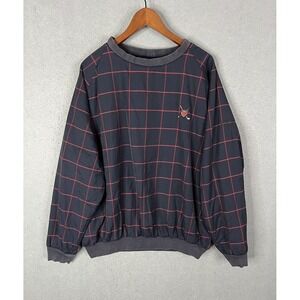 Polo Ralph Lauren Club Logo Crewneck Navy‎ Windowpane Large